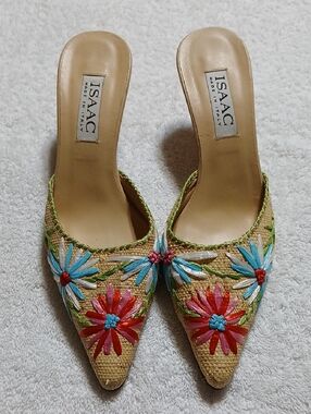 Isaac Woven Mules Size 6M